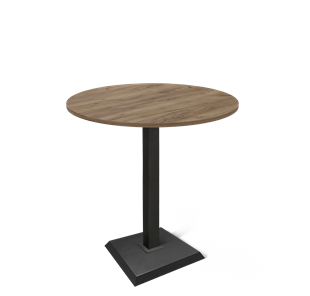 Барный стол SHT-TU5-BS2/H110 / SHT-TT 90 ЛДСП (дуб галифакс табак/черный) в Находке