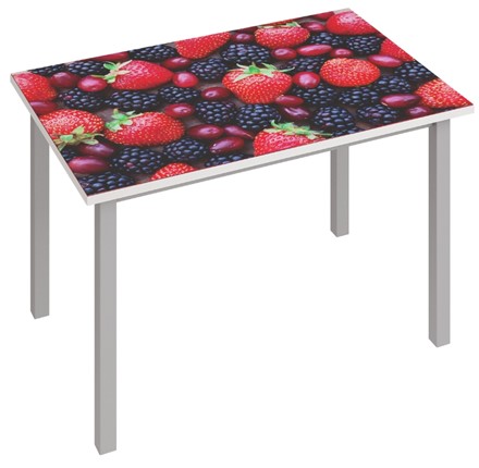 Кухонный раздвижной стол Фристайл-3, Ягоды в Артеме - изображение
