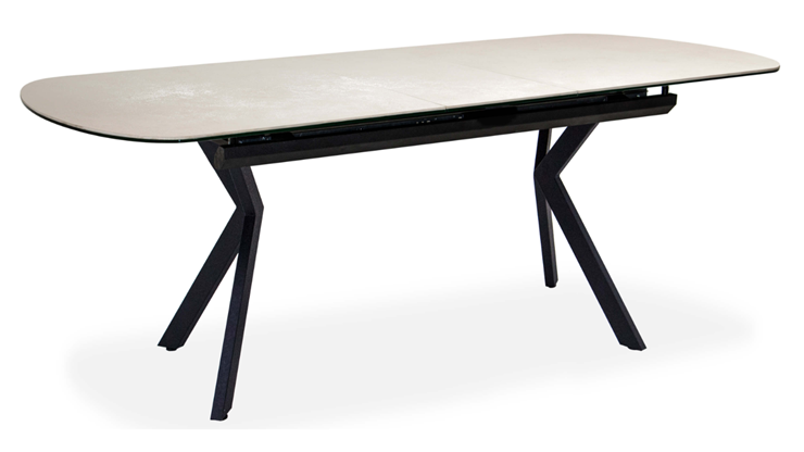 Обеденный раздвижной стол Шамони 3CX 180х95 (Oxide Avorio/Графит) в Находке - изображение 1
