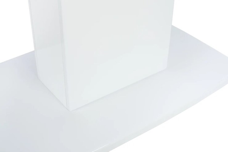 Кухонный стол раздвижной Leset Денвер 1Р (Белый лак/стекло глянцевое белое) во Владивостоке - изображение 8