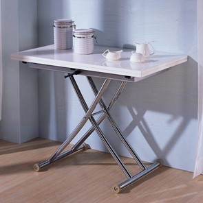 Кухонный раздвижной стол В2219 белый в Артеме - предосмотр 1