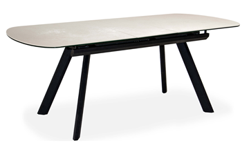 Кухонный стол раздвижной Шамони 2CQ 160х90 (Oxide Avorio/Графит) в Находке - предосмотр 1