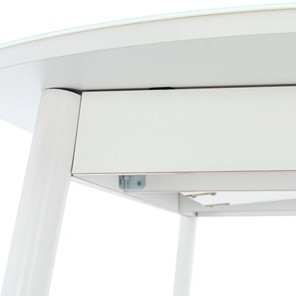 Кухонный раскладной стол Leset Мидел (Металл белый/стекло белое) во Владивостоке - предосмотр 6