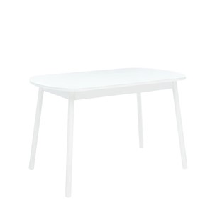 Кухонный раскладной стол Leset Мидел (Металл белый/стекло белое) во Владивостоке - предосмотр 1