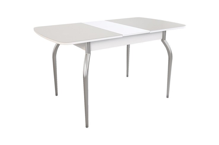 Кухонный стол раскладной Танго, белый/белый в Уссурийске - изображение 1