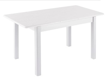 Кухонный стол раздвижной Айсберг-02 ЛДСП, белый ЛДСП/42 прямые массив белый в Артеме