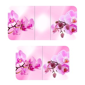 Кухонный раскладной стол ПГ-02СТФ белое/орхидея/крашенные фигурные в Артеме - предосмотр 2