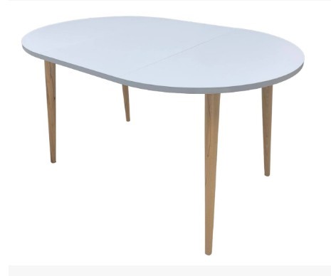 Кухонный раздвижной круглый стол Серый камень 90*90 см ЛДСП в Артеме - изображение 7