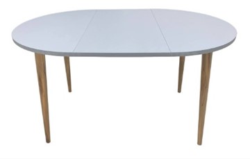 Кухонный раздвижной круглый стол Серый камень 90*90 см ЛДСП в Артеме - предосмотр 9