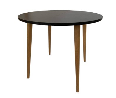 Кухонный стол круглый Венге 90*90 см ЛДСП в Артеме - изображение 2