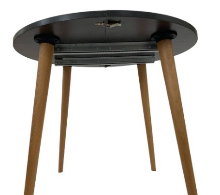 Кухонный стол круглый Венге 90*90 см ЛДСП в Артеме - изображение 5