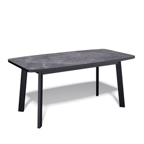 Кухонный стол раздвижной AA1400 (черный/керамика мрамор) в Артеме