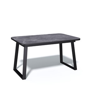 Кухонный стол раскладной AZ1200 (черный/керамика мрамор черный) в Артеме
