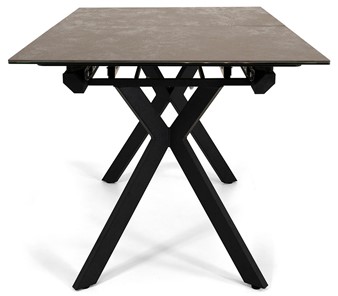 Кухонный стол раскладной Бордо 1CX 140х85 (Oxide Moro/Графит) в Артеме - предосмотр 4