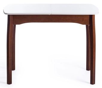 Обеденный раздвижной стол Caterina, бук/мдф, 100+30x70x75, коричневый, белый арт.15856 во Владивостоке - предосмотр 2