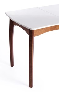 Обеденный раздвижной стол Caterina, бук/мдф, 100+30x70x75, коричневый, белый арт.15856 во Владивостоке - предосмотр 7