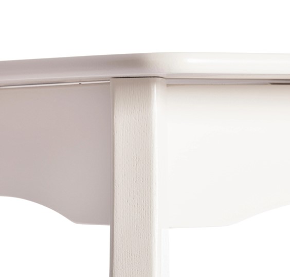 Стол раздвижной Caterina Provence, бук/мдф, 100+30x70x75, Ivory white арт.19129 во Владивостоке - изображение 12