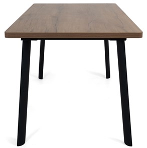 Кухонный стол раздвижной Дали-2L(ноги черные, дуб табако) в Артеме - предосмотр 2