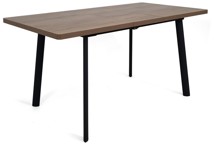 Кухонный стол раздвижной Дали-2L(ноги черные, дуб табако) в Артеме - изображение 3