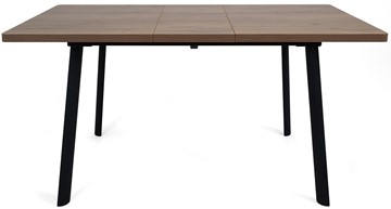 Кухонный стол раздвижной Дали-2L(ноги черные, дуб табако) в Артеме - предосмотр 5