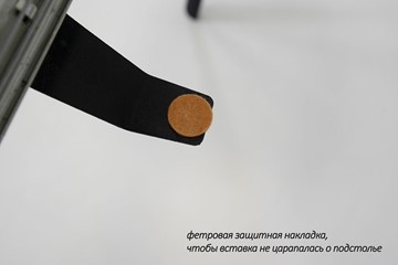Раздвижной стол Дали-1L(ноги черные, дуб табако) во Владивостоке - предосмотр 6