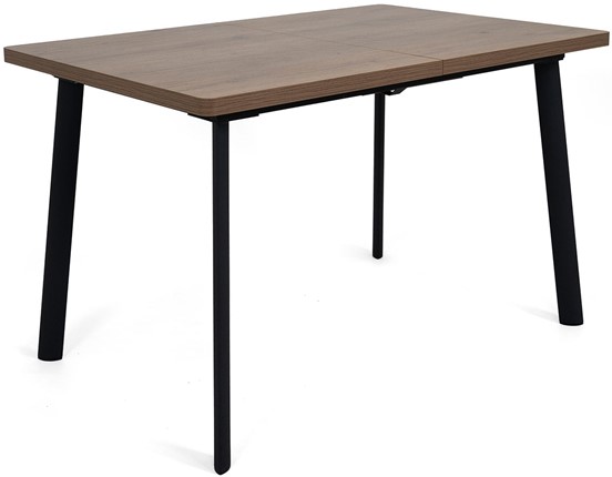Раздвижной стол Дали-1L(ноги черные, дуб табако) в Артеме - изображение