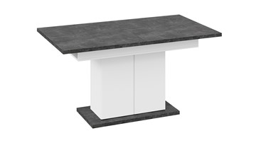 Кухонный раздвижной стол Детройт тип 1 (Белый/Ателье темный) в Артеме - предосмотр 3