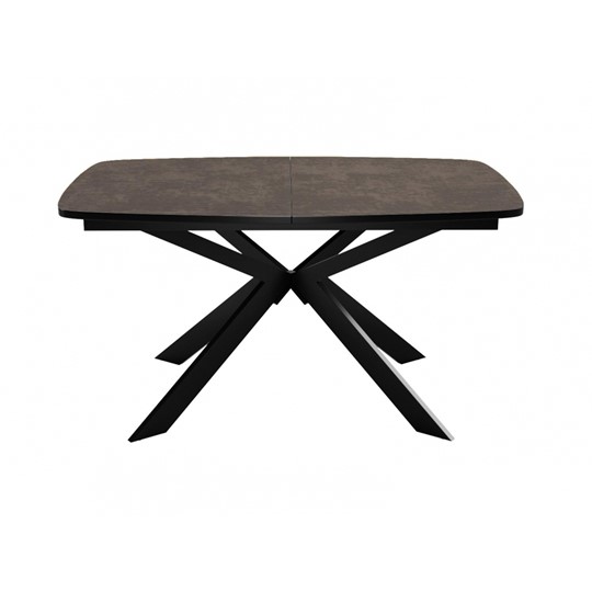 Кухонный стол раскладной Dikline B140 Хромикс бронза/опоры черные в Артеме - изображение 2