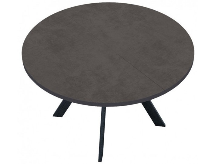 Кухонный стол раздвижной Dikline RD120 Хромикс бронза/ножки черные в Артеме - изображение 2