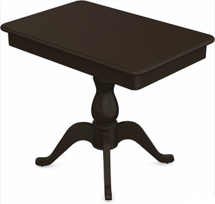 Кухонный раздвижной стол Фабрицио-1 исп. Мини 1100, Тон 8 Покраска + патина с прорисовкой (на столешнице) в Артеме