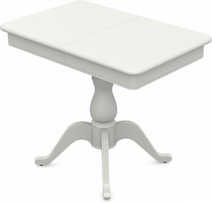 Обеденный раздвижной стол Фабрицио-1 исп. Мини 1100, Тон 9 Покраска + патина с прорисовкой (на столешнице) в Артеме