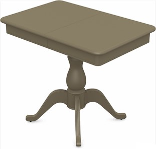 Кухонный раздвижной стол Фабрицио-1 исп. Мини 900, Тон 40 Покраска + патина с прорисовкой (на столешнице) в Артеме