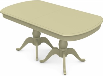 Раздвижной стол Фабрицио-2 исп. Мыло большой 2 вставки, Тон 10 Покраска + патина (в местах фрезеровки) в Артеме
