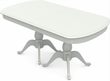 Раздвижной стол Фабрицио-2 исп. Мыло большой 2 вставки, Тон 9 Покраска + патина (в местах фрезеровки) в Артеме