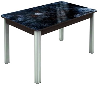 Кухонный стол раскладной Гамбург исп. 2, ноги метал. крашеные №23 (Exclusive h108/венге) во Владивостоке