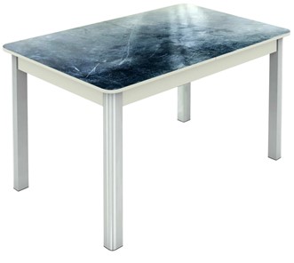 Обеденный раздвижной стол Гамбург исп. 2, ноги метал. крашеные №23 (Exclusive h158/белый) во Владивостоке