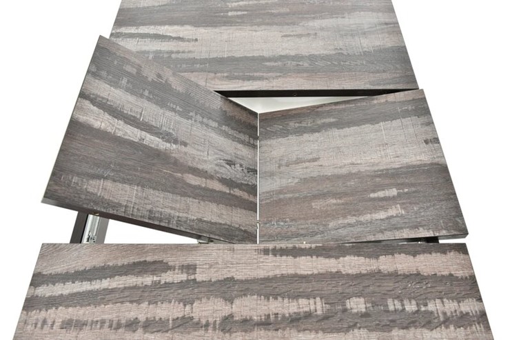 Кухонный стол раздвижной Гамбург исп. 2, Пластик (Дерево тёмное, опоры деревянные) во Владивостоке - изображение 10