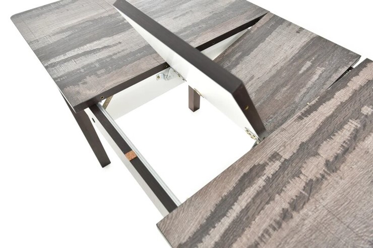 Кухонный стол раздвижной Гамбург исп. 2, Пластик (Дерево тёмное, опоры деревянные) во Владивостоке - изображение 11