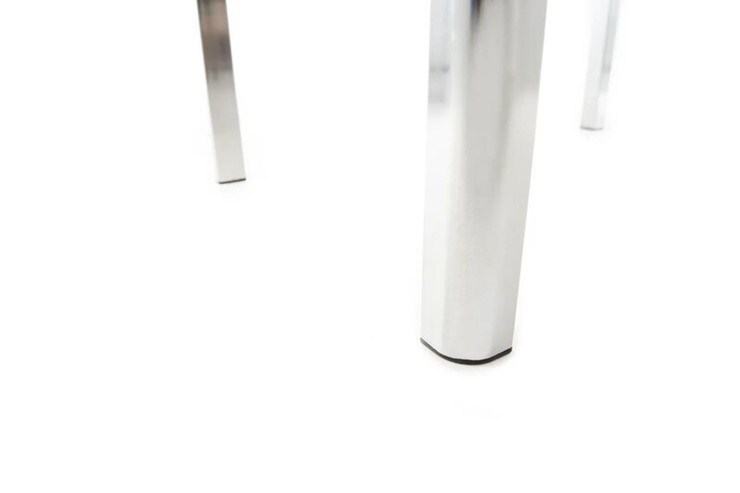 Обеденный раздвижной стол Гамбург исп. мини, Пластик (Дерево темное, опоры хром) во Владивостоке - изображение 4