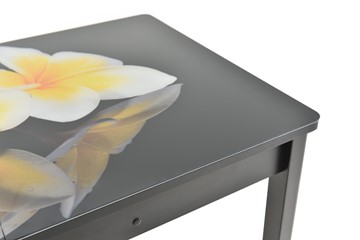 Кухонный стол раскладной Гамбург Мини, ноги метал. крашеные №23 (Exclusive h165/черный) во Владивостоке - предосмотр 10