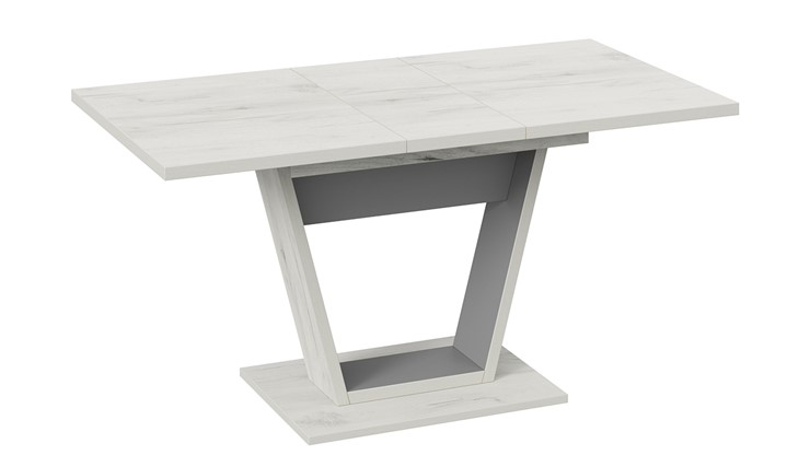 Кухонный раскладной стол Гавана тип 1 (Дуб крафт белый/Серый графит) в Артеме - изображение 3