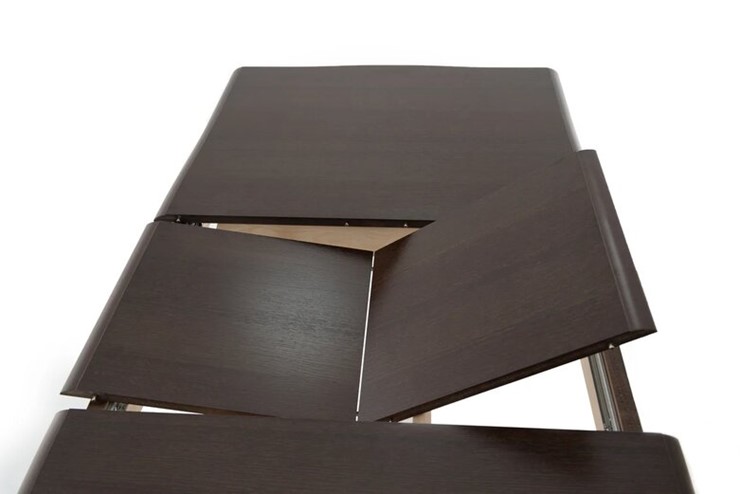 Обеденный раздвижной стол Кабриоль 1200х800, (Тон 7 - Орех тёмный) Морилка/Эмаль в Артеме - изображение 7