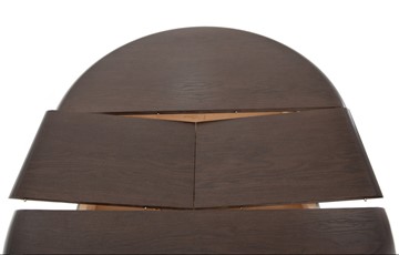 Обеденный раздвижной стол Леонардо-1 исп. Круг 820, тон 10 (Морилка/Эмаль) во Владивостоке - предосмотр 5