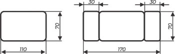 Кухонный стол раздвижной Милан-1 EVO, ноги металлические белые, стекло белое/серый во Владивостоке - предосмотр 2