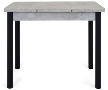 Кухонный стол раздвижной Милан-2 EVO, ноги черные, светлый цемент в Артеме - предосмотр 5