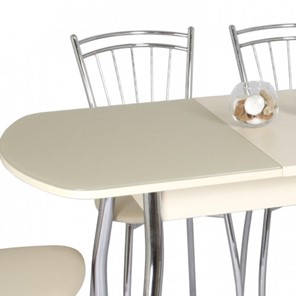Кухонный раздвижной стол Милан со стеклом, СРП С-200, 110 (140)x70x75 во Владивостоке - предосмотр 5