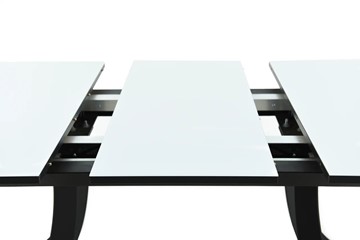 Обеденный раздвижной стол Милан Стекло Opti (Белое) во Владивостоке - предосмотр 12