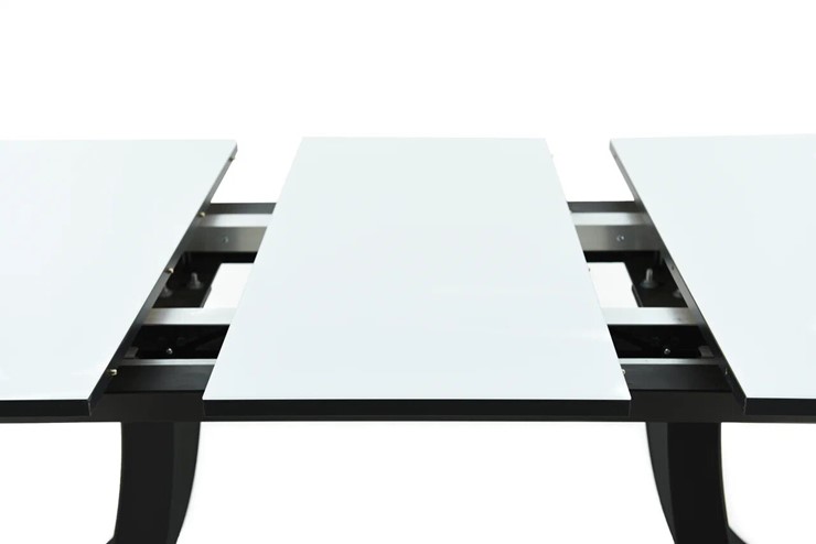 Обеденный раздвижной стол Милан Стекло Opti (Белое) во Владивостоке - изображение 12