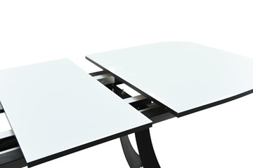 Обеденный раздвижной стол Милан Стекло Opti (Белое) во Владивостоке - предосмотр 13