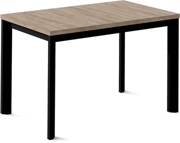 Кухонный стол раздвижной Нагано-1L (ноги черные, дуб каньон) в Артеме - предосмотр